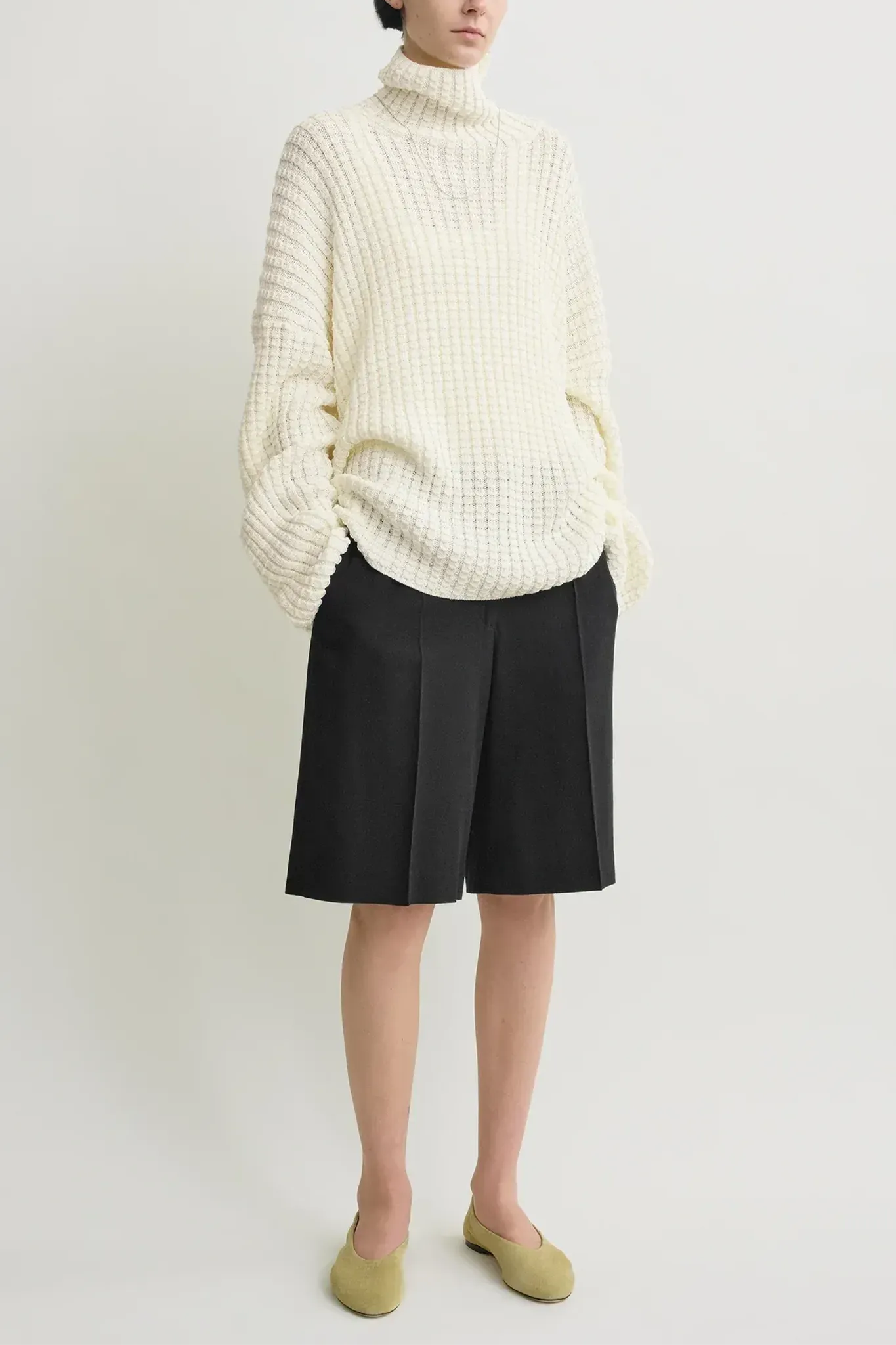 Shorts Wide Fluid in Black